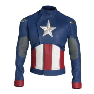 Captain America First Avenger Chris Evans Leather jacket