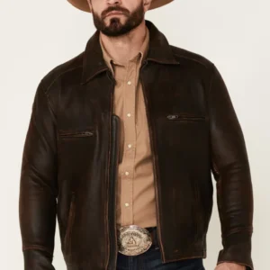 Cattle Style Geniune Leather Jacket