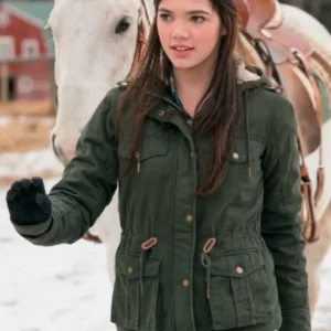 Heartland Georgie Green Hooded Jacket