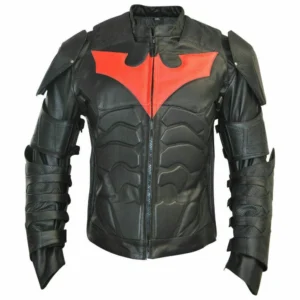 Jensen Ackles Batman Beyond Armored Leather Jacket