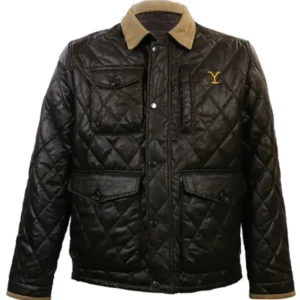 John Dutton Yellowstone Season 5 Leather Jacket