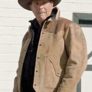 Jhon Dutton Yellowstone Suede Leather Jacket
