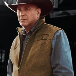 John Dutton Yellowstone Brown Woolen Vest