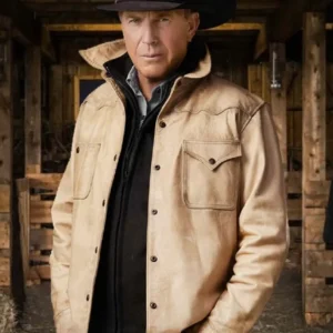 Yellowstone John Dutton White Jacket