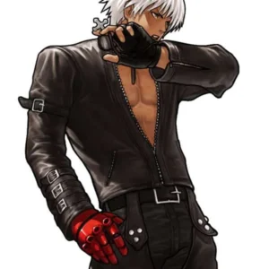 K Dash The King of Fighters 99 Black Leather Jacket