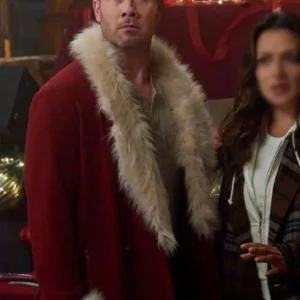 Luke Macfarlane Catch Me If You Santa Clause Trench Coat