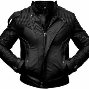 Star Lord Guardian Of The Galaxy Volume 2 Black Leather Jacket